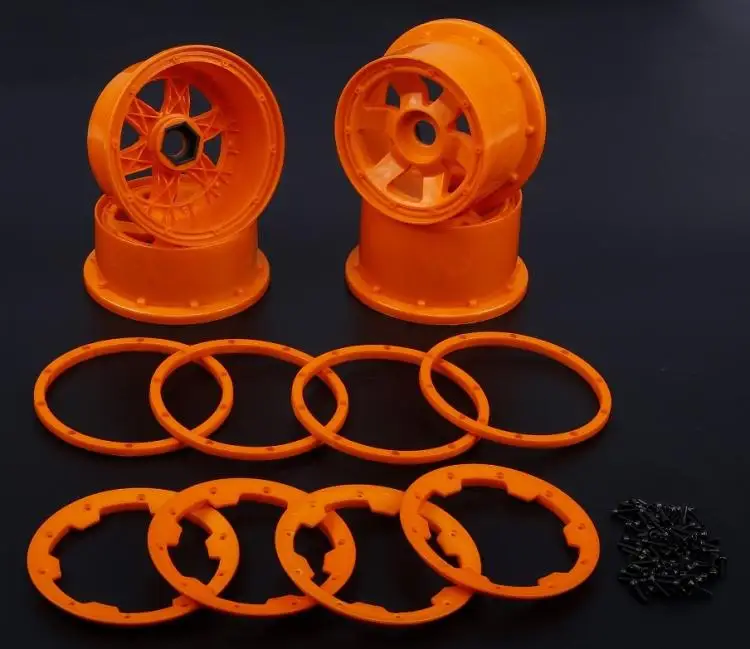 Нейлоновая колесная втулка super star с кольцевым замком для 1/5 HPI RACING KM Baja 5B 5T 5SC TDBX FS MCD