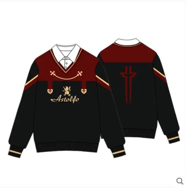 

Anime Japanese Fate/Apocrypha Cosplay Astolfo False collar Knit sweater Halloween Man Woman Cosplay Costume
