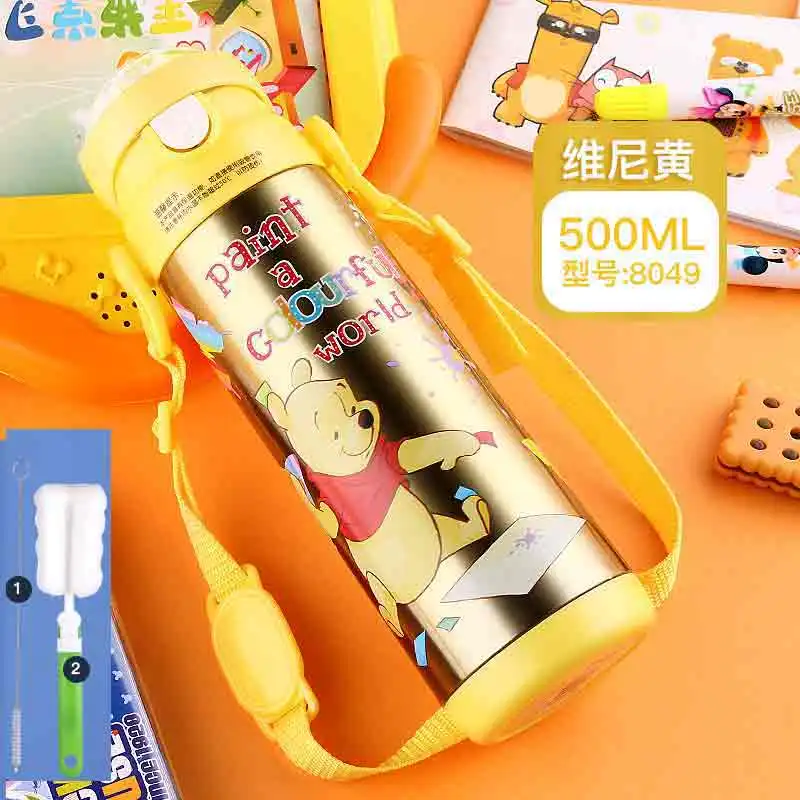 yellow 500ml 900 мл Термокружка термос бутылка для чая кофе Изолированная вакуумная колба с чай инфузионный стакан кофейная кружка вакуумная колба - Цвет: yellow 500ml