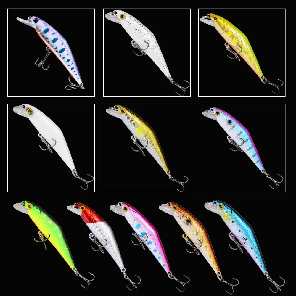 Жесткая Приманка Minnow 85 мм/15 г тонущие рыболовные наживки с Trebke крючки плавающая