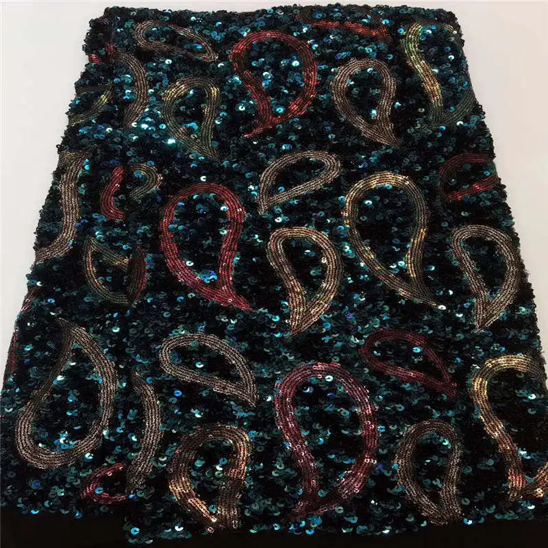 Африканские блестки кружева ткань 2018 высокого качества Кружева французская