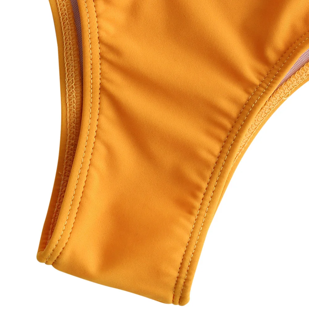 ZAFUL Бикини Цветочный Плетеный Узелок Тонкий Ремни Провода Свободный Купальный