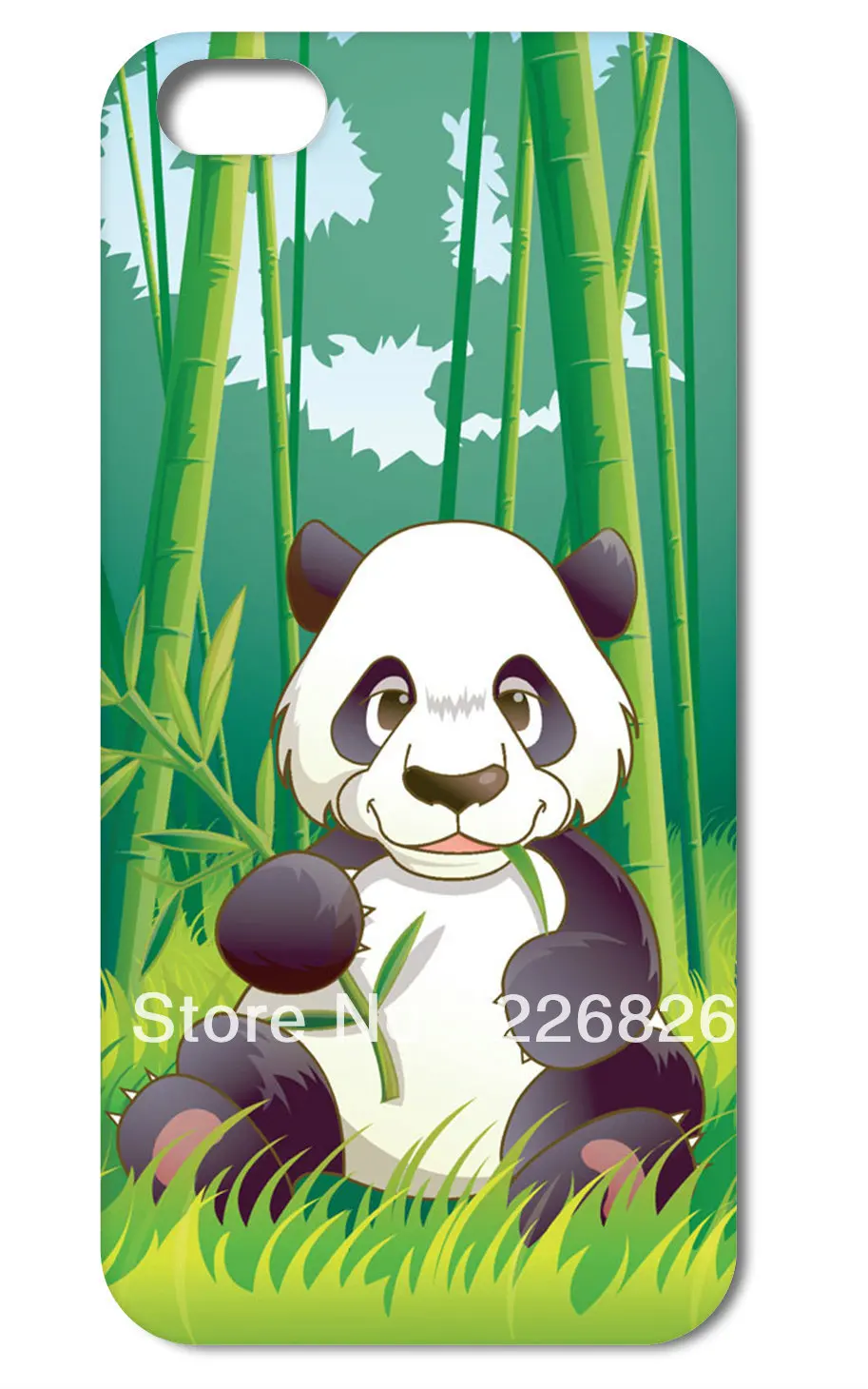 New Design !The 10PCS/Lot Cute Panda Hard Case Cover for Apple Phone 5 5S +FREE SHIPPING|phone taiwan|phone cover nokia e71phone iphone |