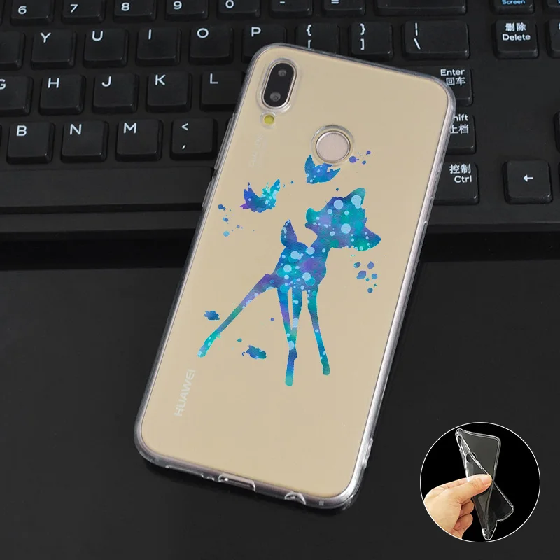 DREAMFOX L315 Бэмби Мягкий ТПУ силиконовый чехол для huawei Honor 6A 6C 7X9 10 P20 P30 Lite Pro P Smart 2019 |