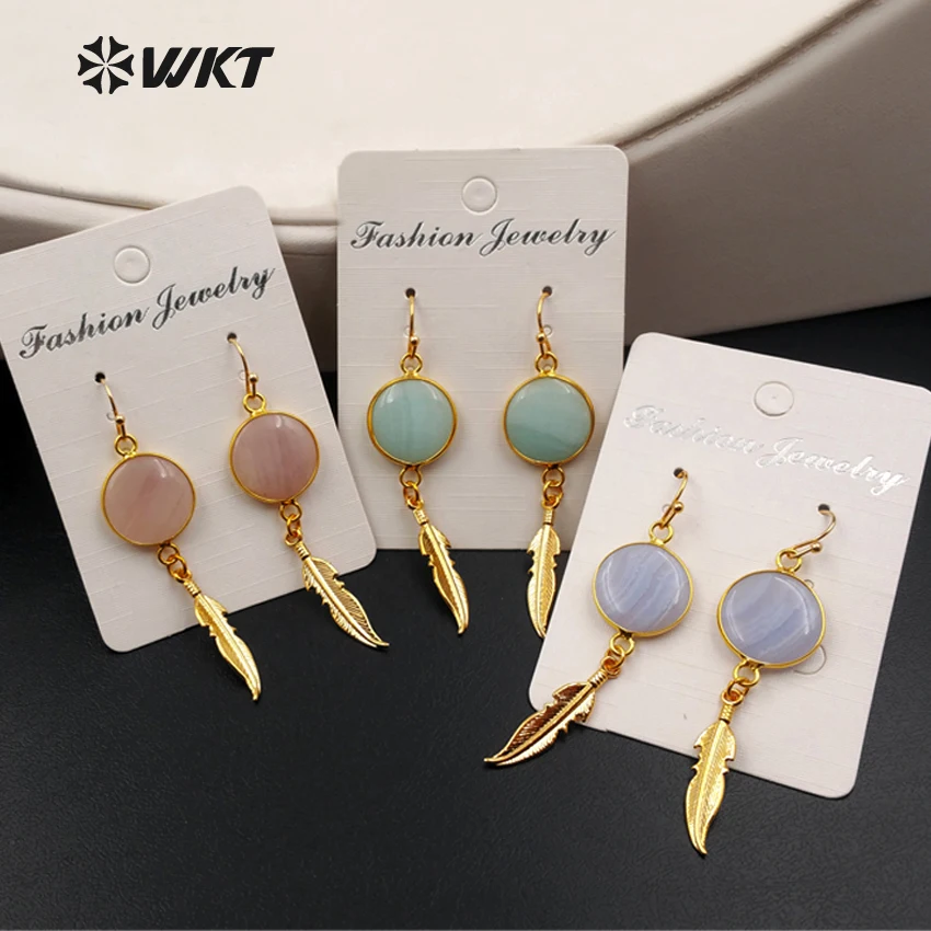 WT-E397 WKT оптовая продажа популярных природных зеленый фиолетовый розовый камень