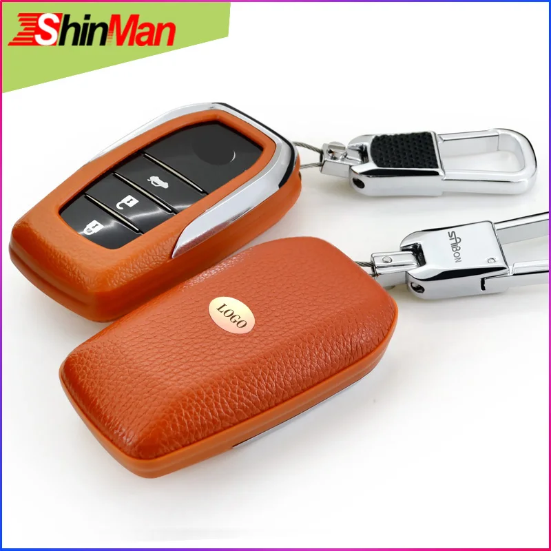 ShinMan Автомобильный ключ чехол КРЫШКА ДЛЯ Toyota 86 RAV4 Crown Reiz YARIS L Highlander Левин Corolla Camry MARK X Land Cruiser Prado