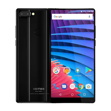 Мобильный телефон Vernee Mix 2, 4G LTE, 6 дюймов, 6 ГБ ОЗУ, 64 Гб ПЗУ, четыре ядра, Android 7,0, 2160x1080 P, отпечаток пальца, ID, смартфон
