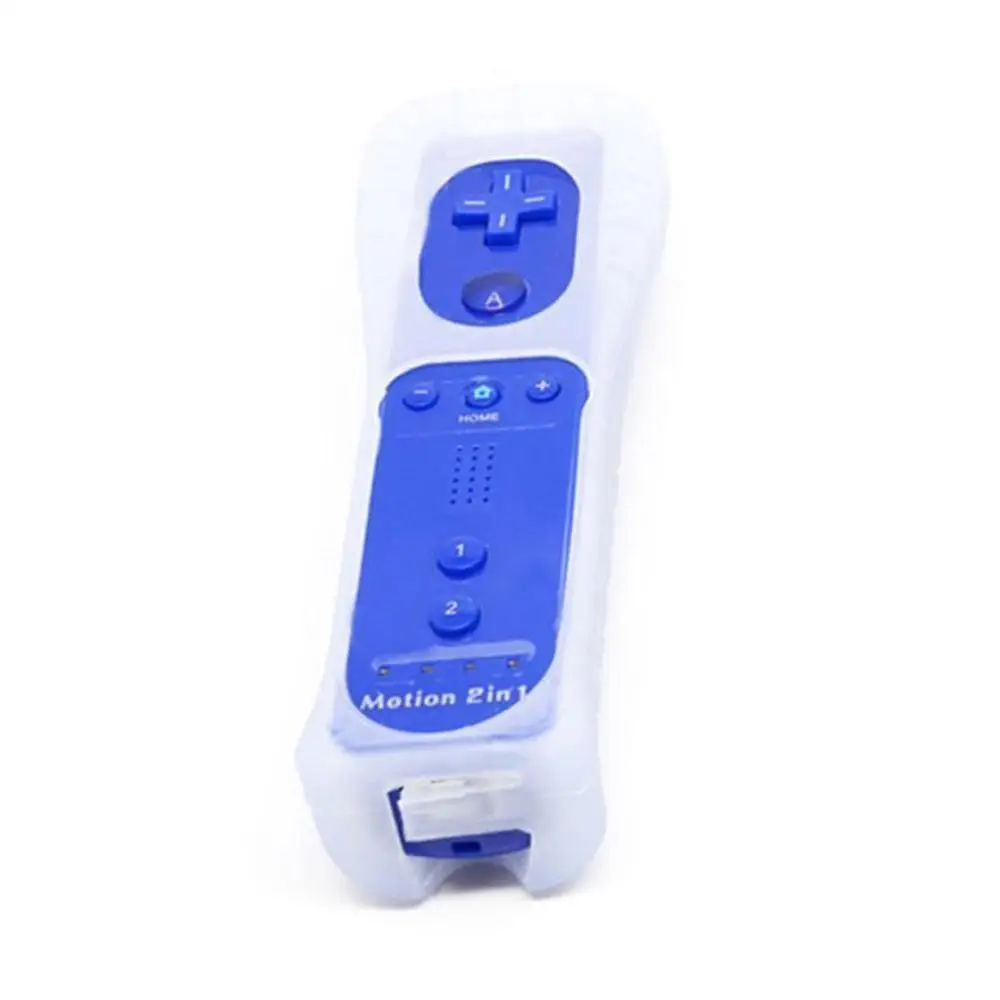 Option2 2 в 1 для nintendo wii Встроенный Motion Plus беспроводной пульт дистанционного управления Nunchuck Геймпад Джойстик видео игровые аксессуары - Цвет: Option2