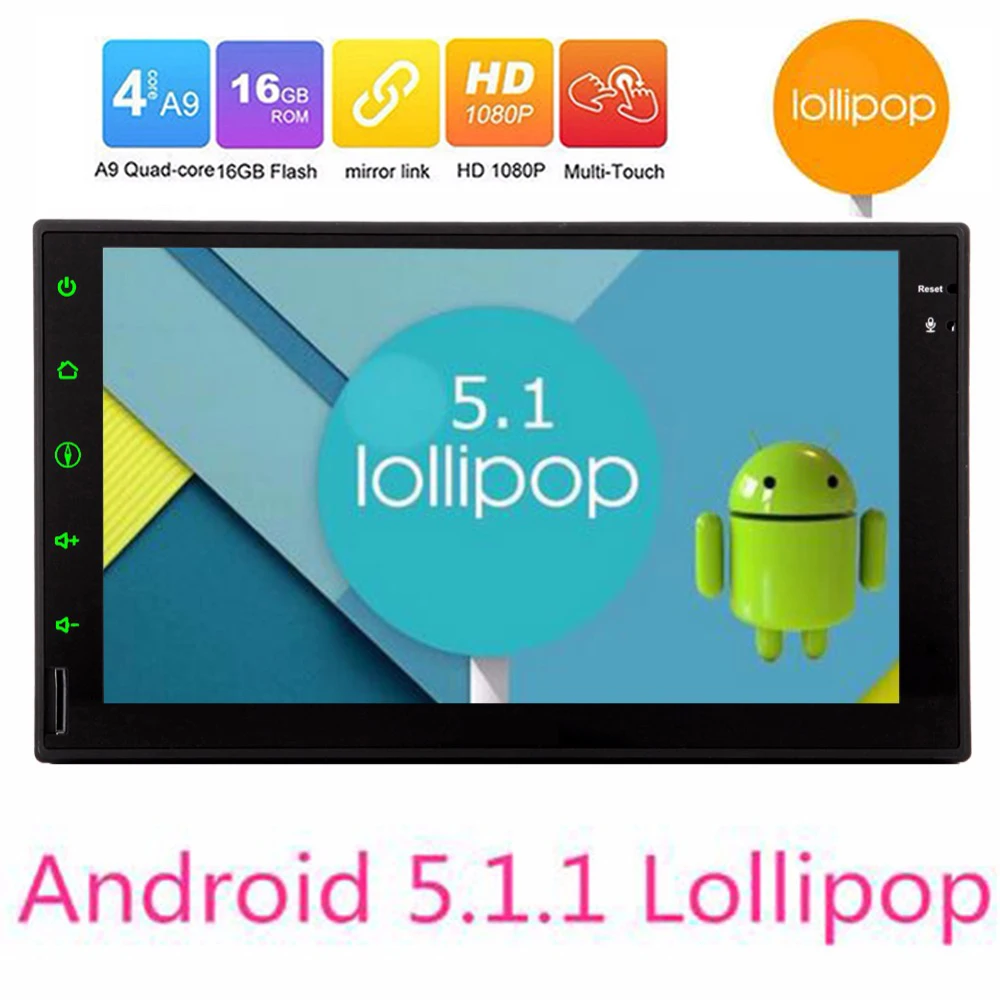 3g/4G Android 5 1 автомобильный мультимедийный плеер ПК планшет двойной 2 din gps навигатор