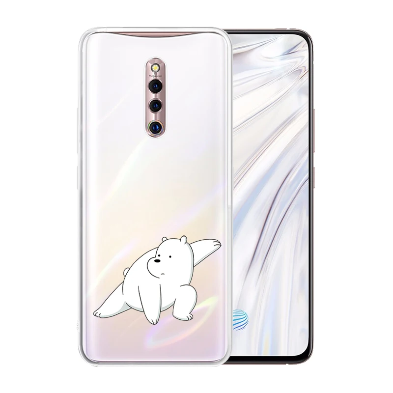 Мягкий силиконовый прозрачный чехол из ТПУ для VIVO X27 Pro X23 X21 X20 X7 X9S Plus Прочный с