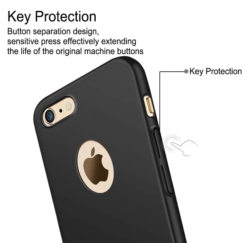 Красочный чехол для iPhone 6 6S Plus Роскошный из жесткого поликарбоната пластиковый