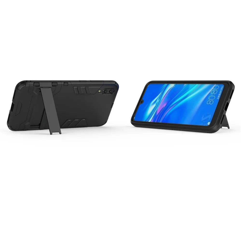 Чехол для Huawei Y7 Pro 2019 роскошный чехол-подставка Железный человек жесткий