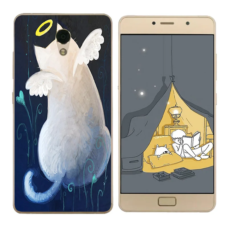 Для Lenovo P2 мягкие чехлы для мобильных телефонов из ТПУ ручная печать Vibe C72 P2c72 P2A40