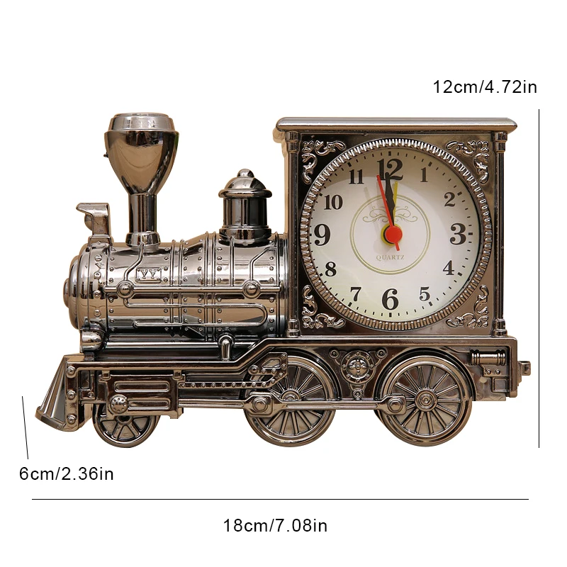 Винтажный Ретро стиль модель поезда настольные будильники украшение дома