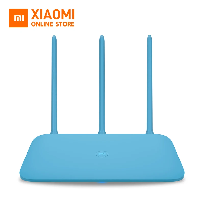 Новый оригинальный Xiaomi Mi маршрутизатор 4Q 3 антенны синий Беспроводной 2 4G 802.11b/g/n 450