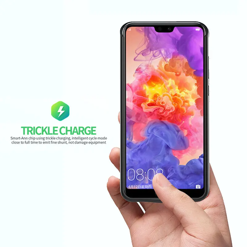 Чехол ZKFYS 6800 мАч высокого качества для huawei P20 Lite, быстрое зарядное устройство, чехол для huawei Nova 3E, запасной внешний аккумулятор, чехол