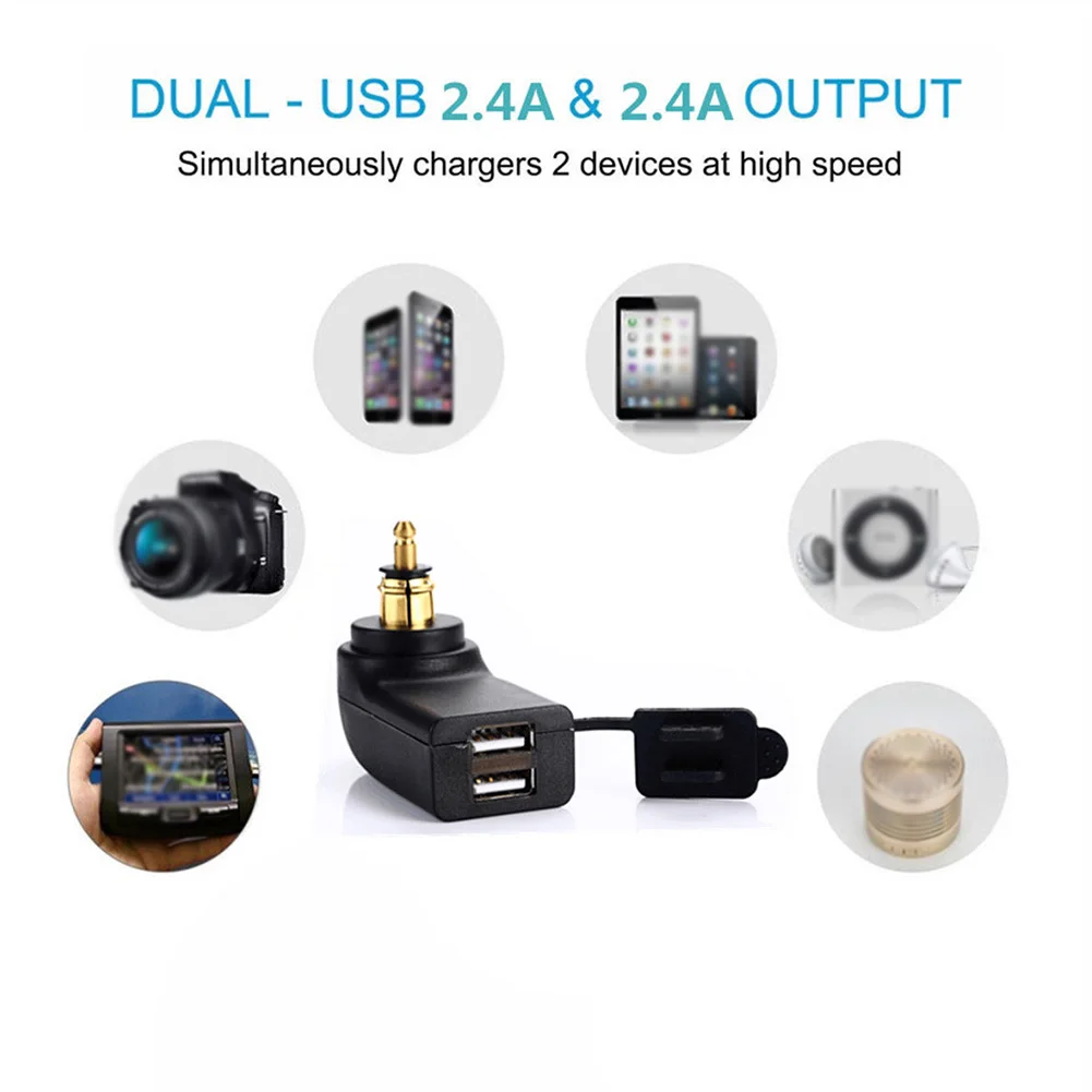 5 V 4.8A адаптер планшет 12 24 зарядное устройство двойной usb порт штекер