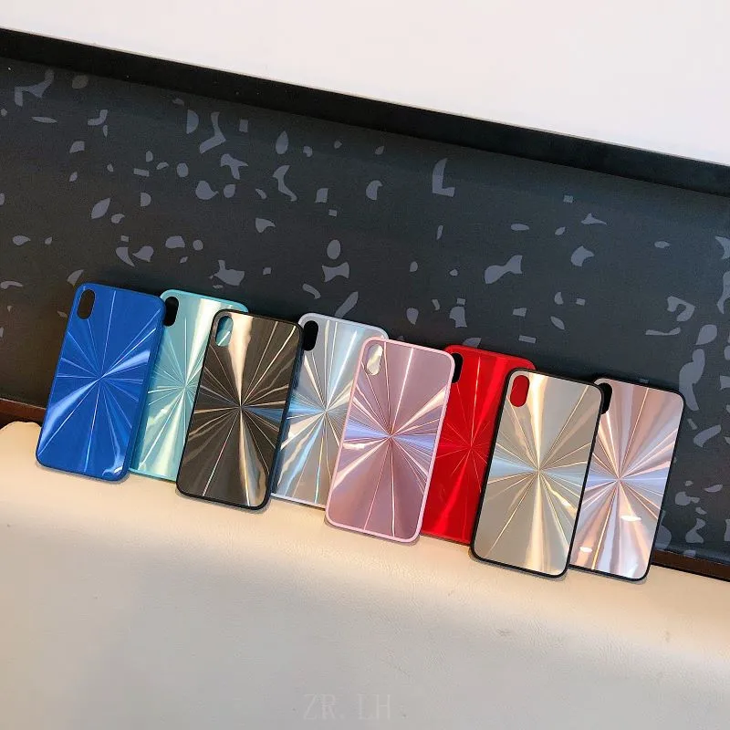 Модный 3D Блестящий цветной Алмазный CD зеркальный чехол для iPhone X XS XR Max 6 6s 7 8 Plus