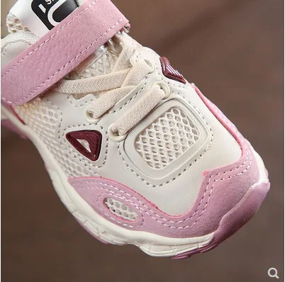 Детская теннисная обувь детская спортивная сетчатая дышащая для маленьких