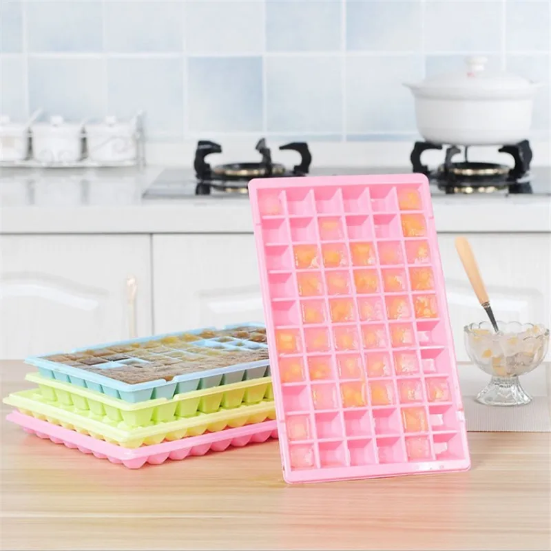 DIY креативный Большой Силиконовый поднос для кубиков льда квадратной формы форма