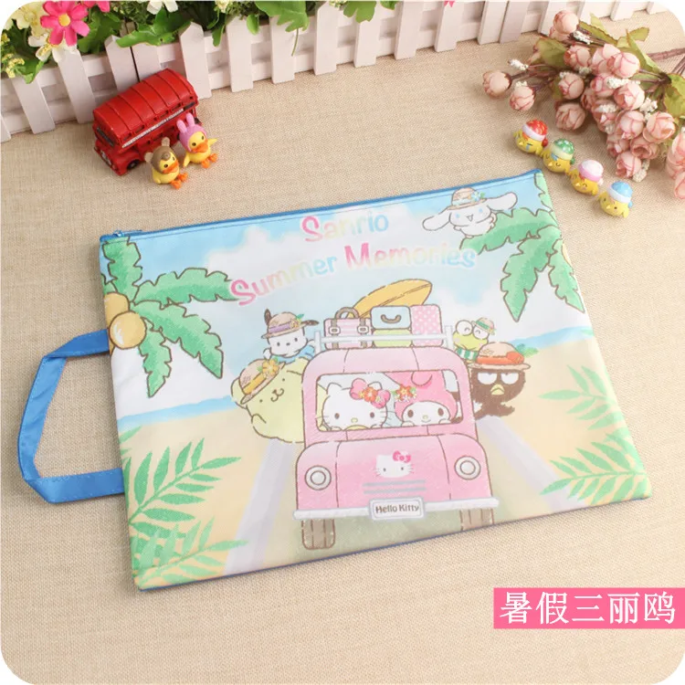 sanrio bus 1 шт. Kawaii My Melody, две звезды, Dog, папка для документов, канцелярские принадлежности, школьные принадлежности для девочек - Цвет: sanrio bus