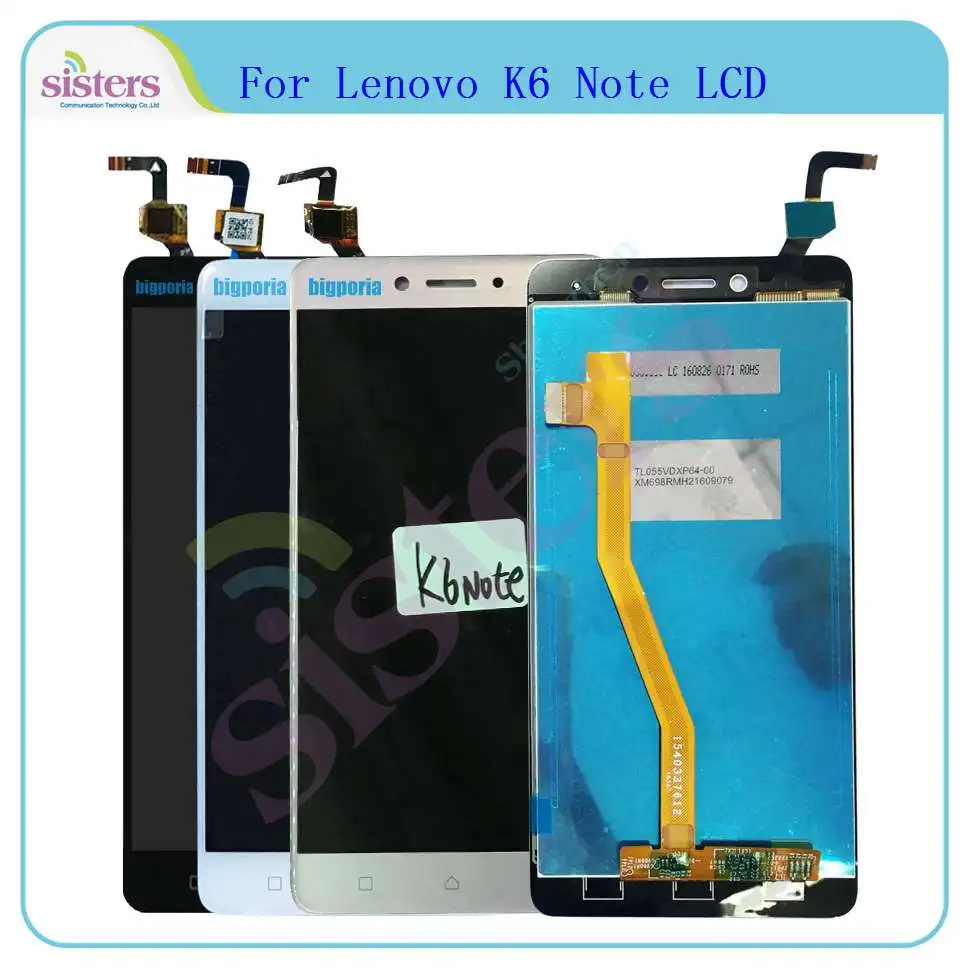 ЖК-дисплей для Lenovo K6 Note с сенсорным экраном дигитайзер K53a48 в сборе сенсорный