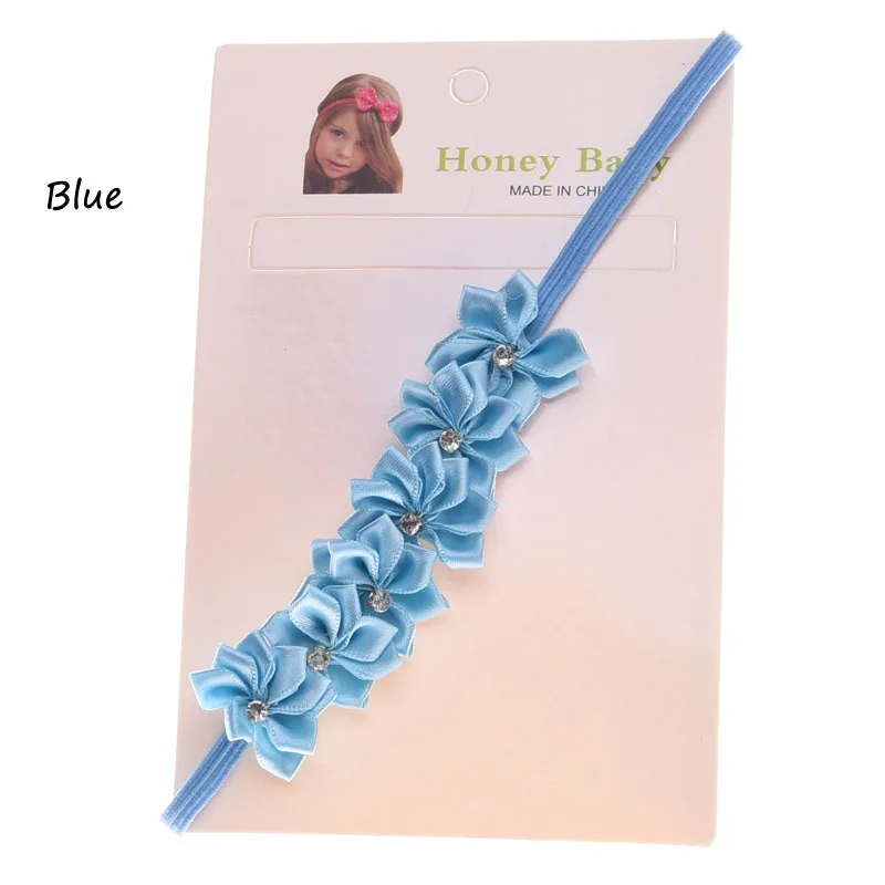 2 шт. яркие радужные hairbow волосы Луки повязка Повседневное Женские аксессуары для волос DIY цветок оголовье реквизит для фотосессии на первый день рождения