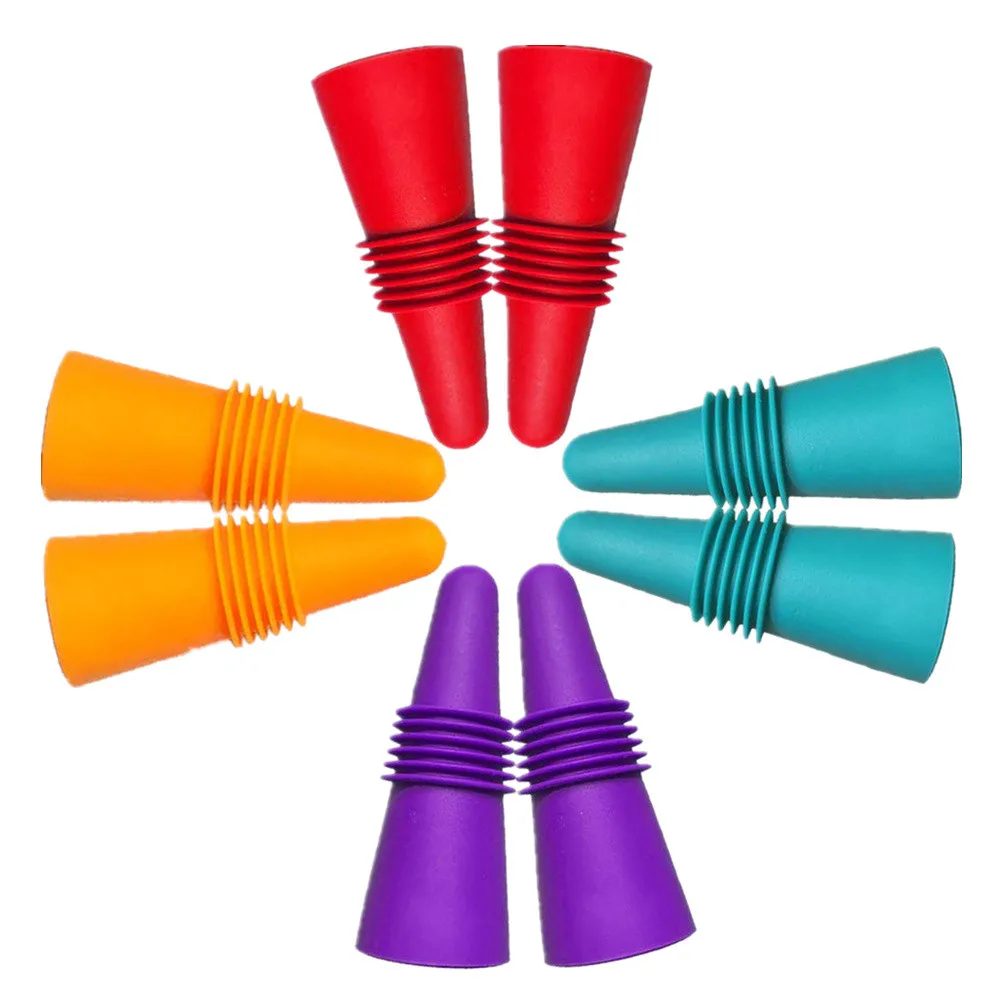 8 шт. винная Бутылка Вакуумный Упаковщик напитков силиконовая пробка