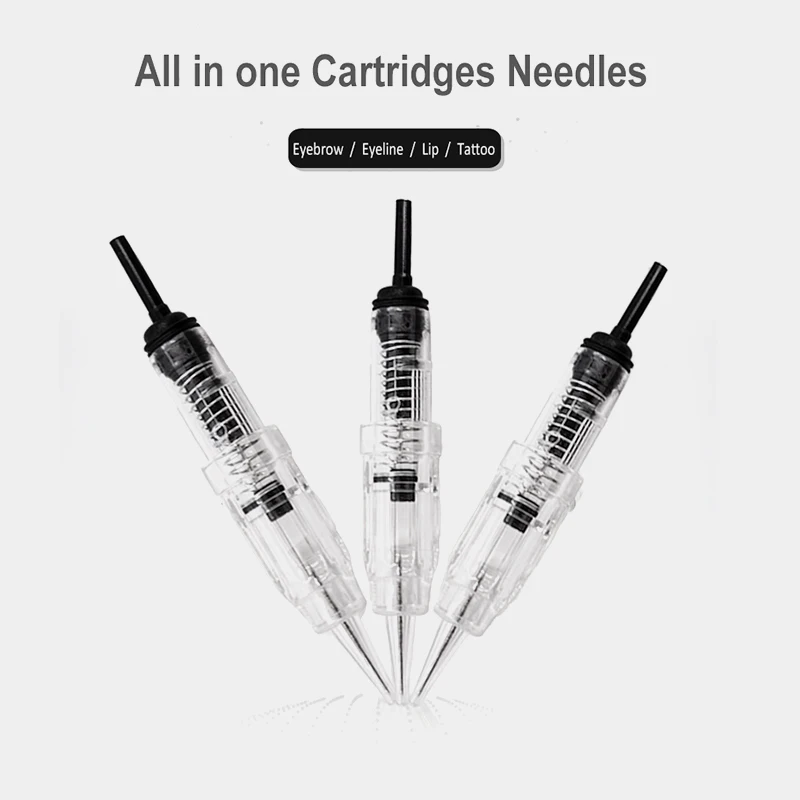 Agujas cartucho Иглы для татуировки 3F 4F 5F 7F micropigmenacion naalden Перманентный макияж иглы пум