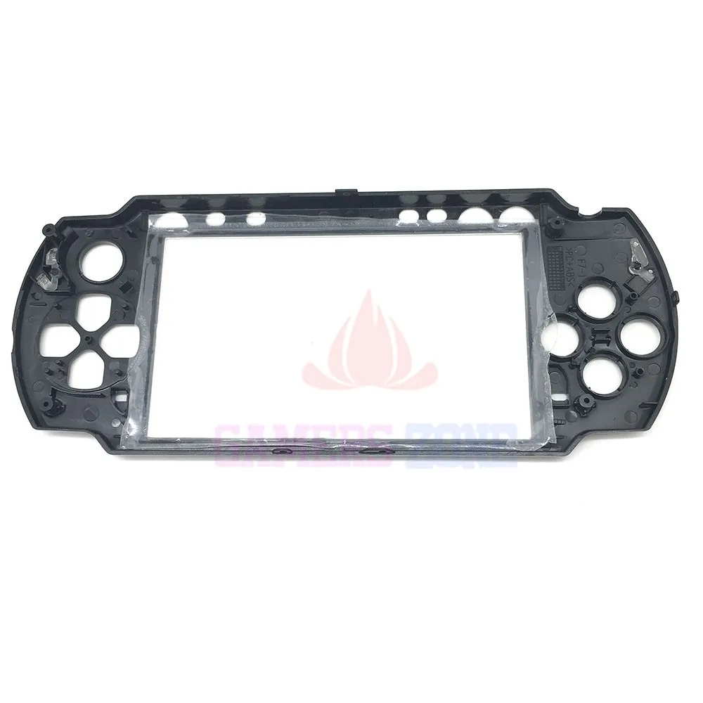 Черный корпус Передняя Лицевая панель чехол оболочка замена для psp 2000 Консоль