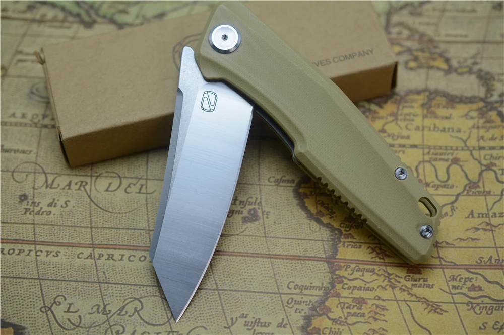 Нож STEDEMON ZKC C 02 складной нож с шариковым подшипником 440C Лезвие G10 Ручка для