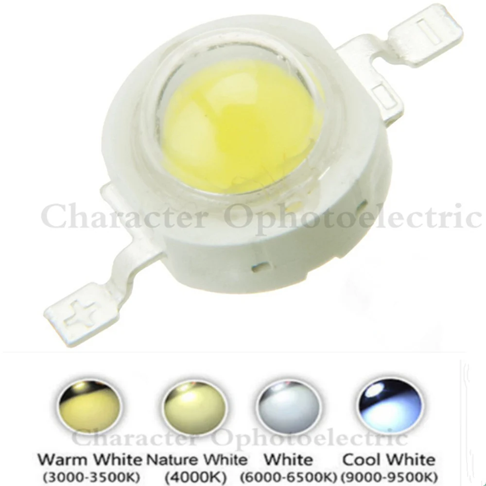 

High Power 1W 3W 5W 10W 20W 30W 50W 100W LED Chip Warm Natural cool white Beads