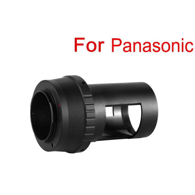 For Panasonic Зрительная труба крепление рукав сплав T2 адаптер+ M42 бренд SLR/DSLR камера адаптер кольцо для зрительной области фотографии - Цвет: For Panasonic