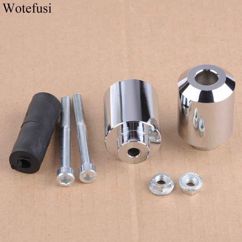 Хромированные колпачки для рукоятки Wotefusi 7/8 дюйма Ducati Monster 600 620 750 черные