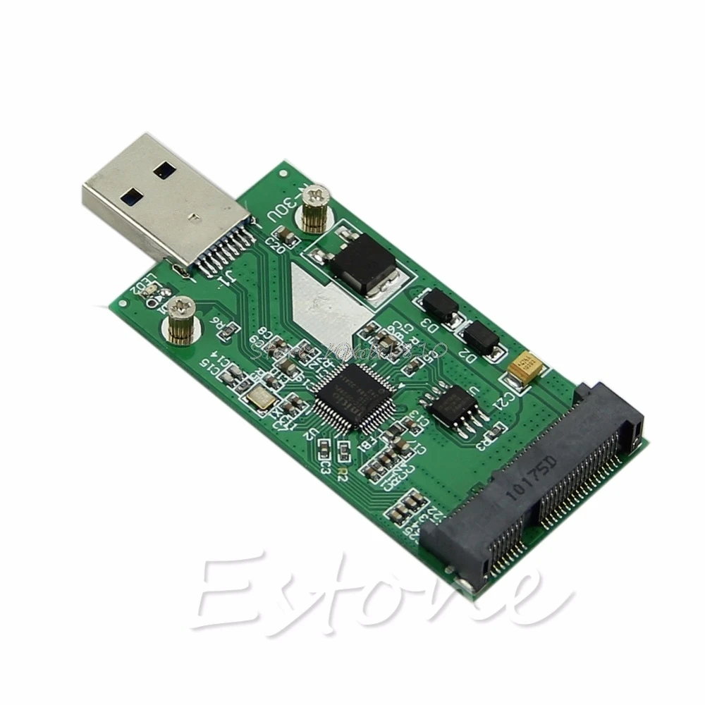 USB 3,0 для Mini PCIE mSATA SSD mSATA для USB 3,0 SSD не нужен USB кабель Новинка и Прямая поставка