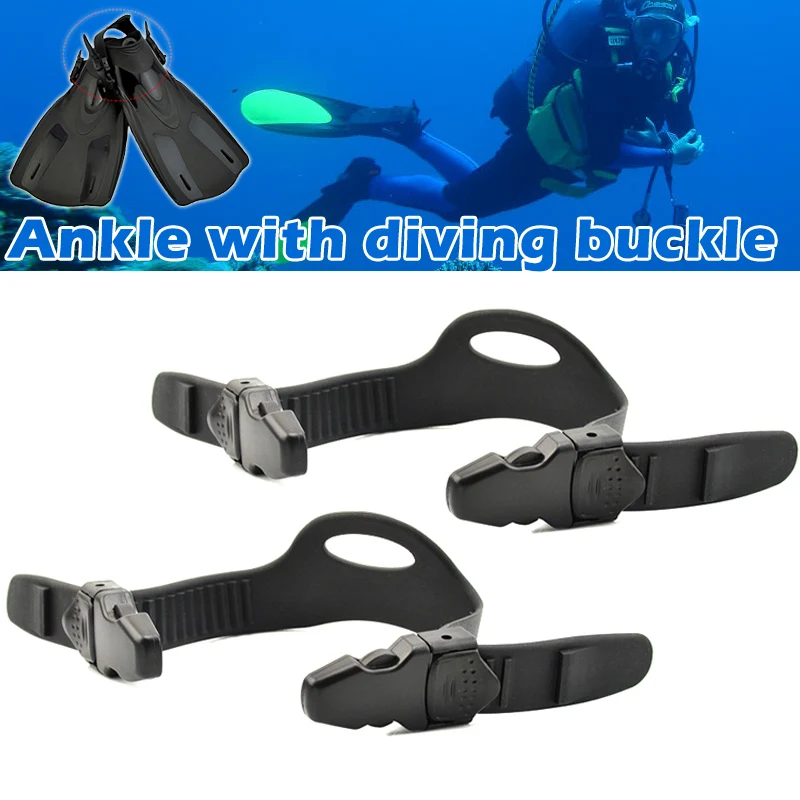 

2pcs Universal Fins Strap with Quick Release Buckle for Diving Swimming MC889