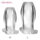 Мужской ажурный фаллоимитатор, Анальная пробка, секс-игрушки, прозрачный рукав для пениса, Анальная пробка, Анальная пробка для геев и лесбиянок