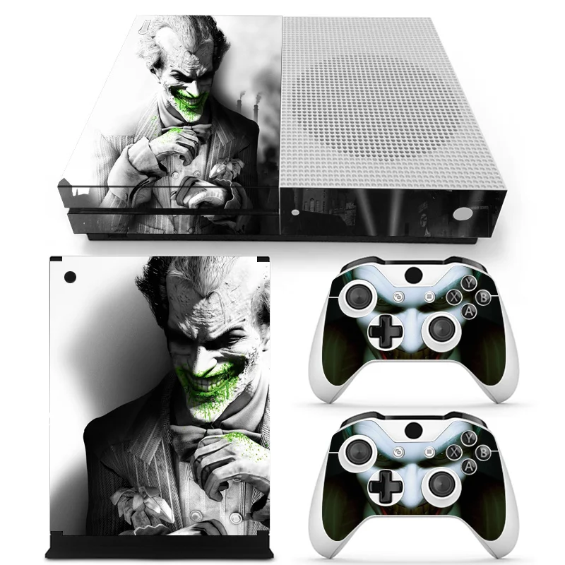 Виниловая наклейка Joker Защитная пленка для Microsoft Xbox One SLIM и 2 контроллера s XBOX ONE