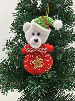 Рождественский Санта снеговик дерево Toppers украшения подвесной кулон подарок на