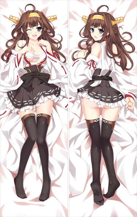 Коллекция kantai, военный корабль, персонажи аниме, сексуальная девушка, kongou& haruna, наволочка для подушки Hiei(kancolle), наволочка для тела