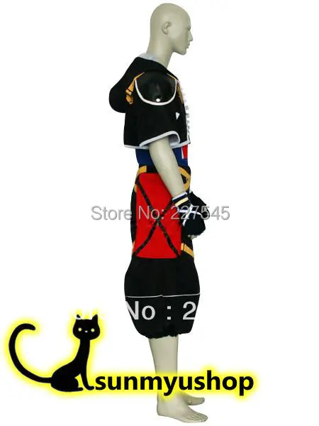 

Free shipping! KINGDOM HEARTS Sora black Cosplay Costume ! Acceptable order