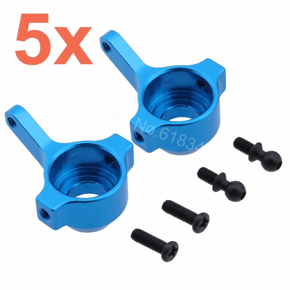 

5 пар/лот WLtoys A959 A969 A979 запасные части Модернизированный алюминиевый передний рулевой концентратор L/R Base C A959-05 1/18 RC автомобиль