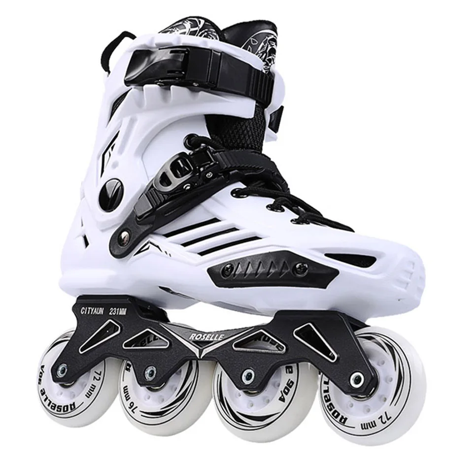 JAPY RS6 Профессиональные роликовые коньки Slalom для взрослых, обувь для катания на роликах,, размер 35-46, хорошие как SEBA кроссовки