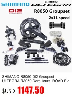 SHIMANO R8050 Di2 Groupset ULTEGRA R8050 переключатель дорожный велосипед ST+ FD+ RD передний переключатель задний переключатель рычаг переключения передач