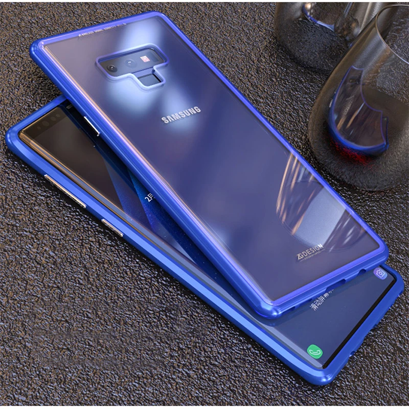 Магнитный металлический чехол CHYI 360 для Samsung Galaxy S10 на заднюю панель из