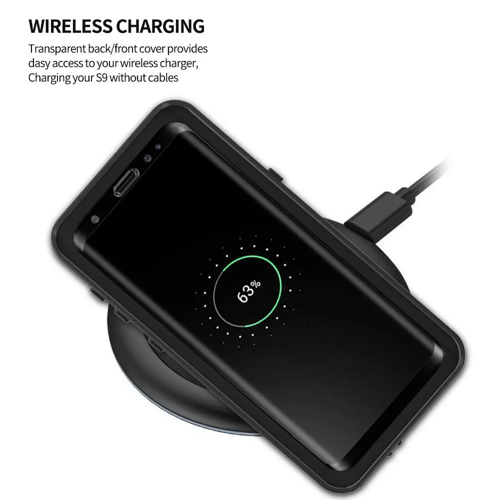 Новинка водонепроницаемый чехол для Galaxy S9 защита IP68 от ударов грязи снега с Touch ID