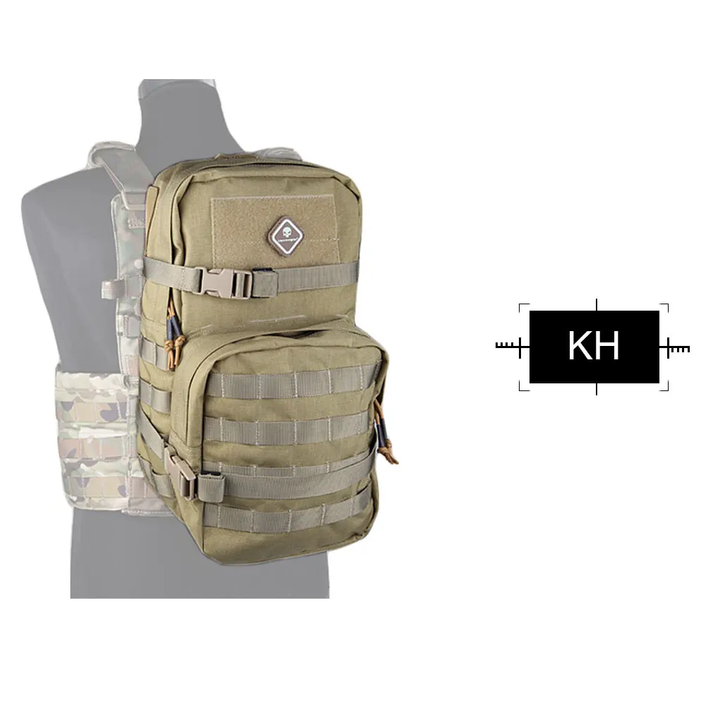 KH EMERSONGEAR Модульный Пакет 2.5L гидратация пакет сумка штурмовой Molle рюкзак для военного пейнтбола EM5816 - Цвет: KH