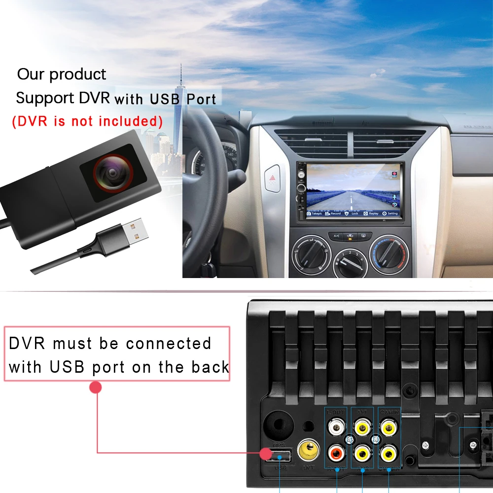 Автомагнитола Camecho 7 &quotHD 2 Din автомобильное радио Coche рекордер сенсорный экран