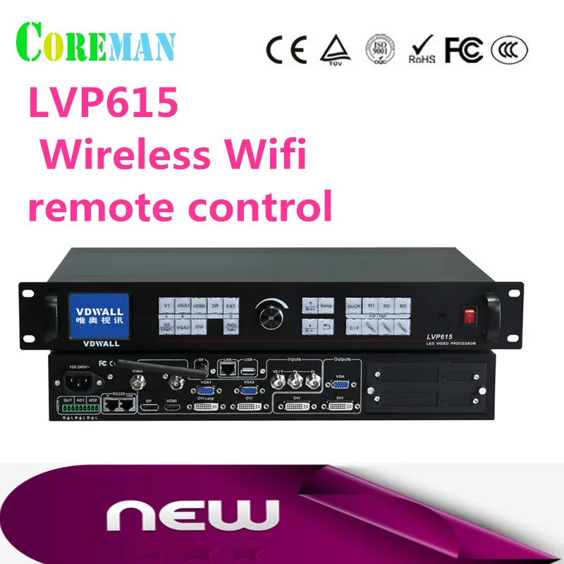 2017 LVP615 LED HD видео процессор YPbPr VGA DP DVI HDMI I SDI NOVA LINSN контроллер|hd video processor|video processorled