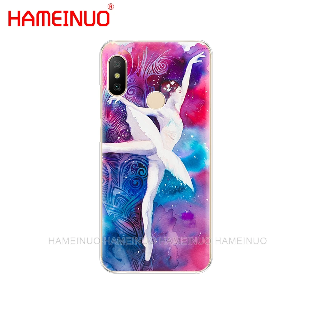 Балетная танцевальная девушка балерина тапочки чехол для Xiaomi Mi 8 se A2 lite redmi 6 6a pro note